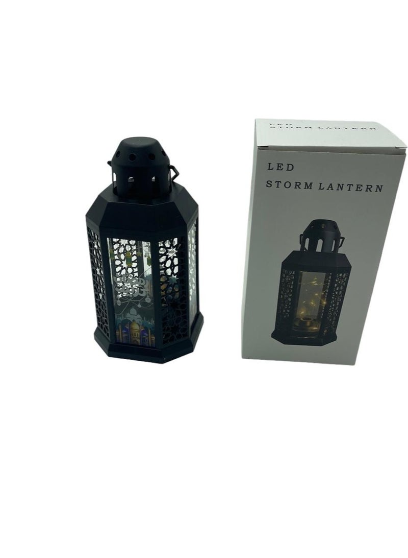 DEHKAH Ramadan light lantern, size 30*15*15, color black - Image 4