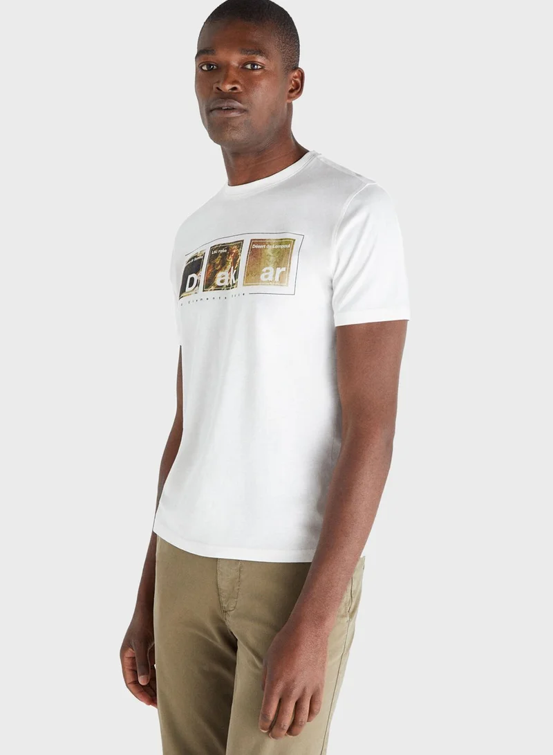 CORTEFIEL Paris Dakar Crew Neck T-Shirt
