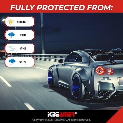 ICBEAMER [2024 Upgraded] ICBEAMER 5" Carbon Fiber & Matte Black Short Antenna – Polished Aluminum, Internal Copper Coil – Universal AM/FM Radio Replacement for Cars, Trucks & Vans - Image 5