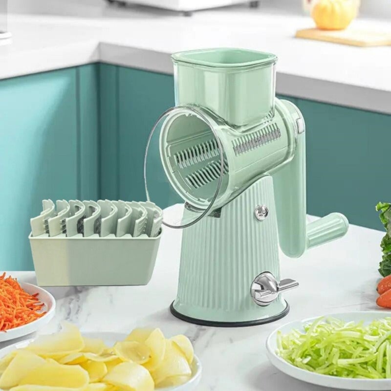 Multifunctional Kitchen Storm Slicer: Home Vegetable Shredder, Grater & Potato Slicer Machine - Image 4