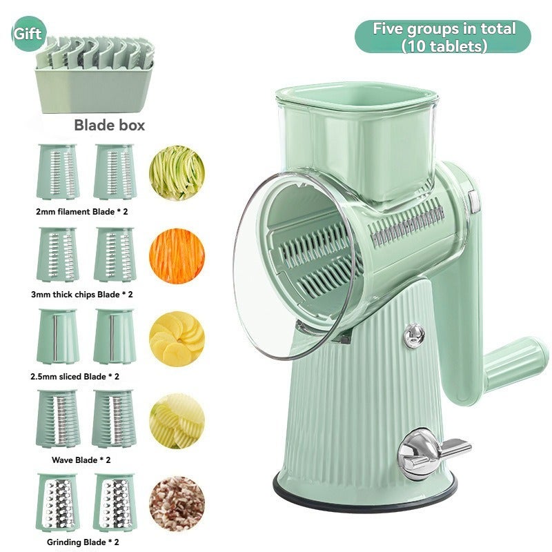 Multifunctional Kitchen Storm Slicer: Home Vegetable Shredder, Grater & Potato Slicer Machine - Image 1