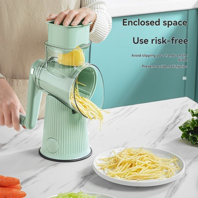 Multifunctional Kitchen Storm Slicer: Home Vegetable Shredder, Grater & Potato Slicer Machine - Image 2