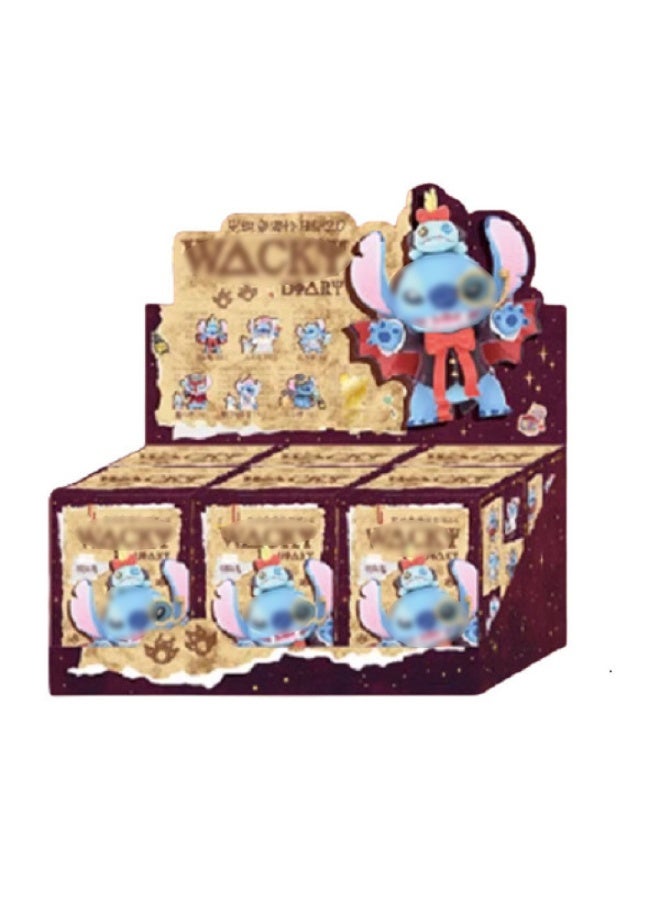 Mystery Box! 6-Piece Wacky Diary 2.0 Blind Box Series，PVC Figure Desk Decor, Surprise Birthday Gift for Boys and Girls - Image 1