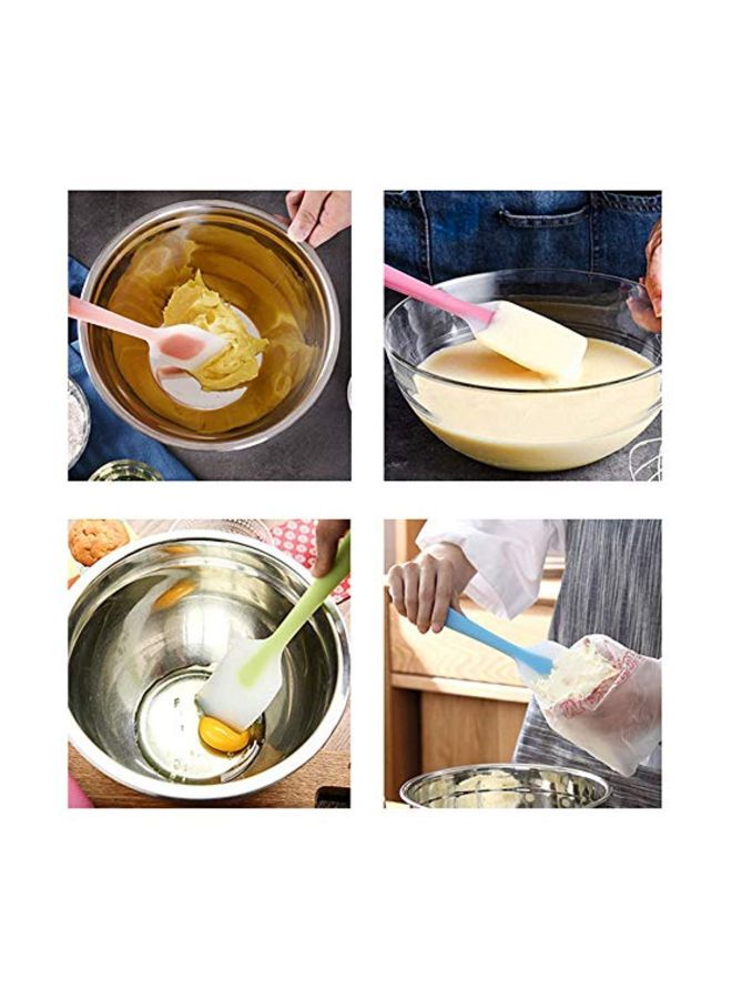 NIBEMINENT 6-Piece Silicone Spatula Set Multicolour 11x12inch - Image 5