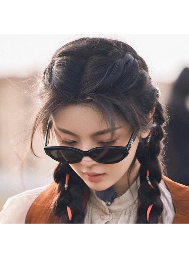 Gogosoon Rococo Chapter Ruan Tongmo Cat Eye Board Material High-end Sungl For Women, New Style Uv Protection For Nearsighted - Image 3