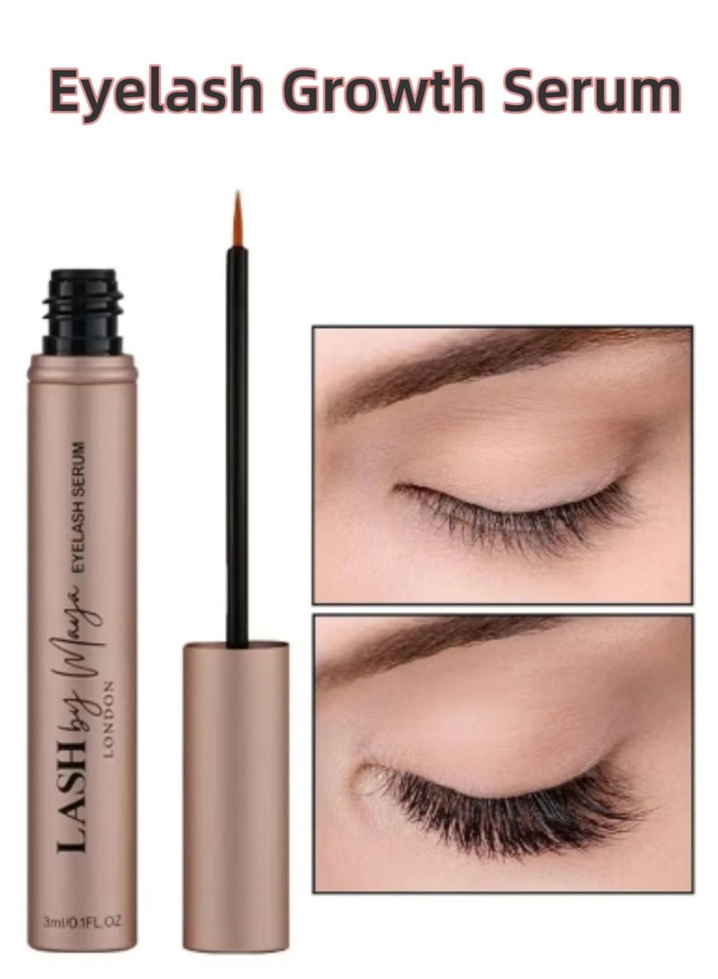 لاش من مايا Lash by Maya Serum، رموش أصلية رسمية من مايا لندن، مصل نمو الرموش، تعزيز الرموش، لم يتم الإساءة إلى القسوة على الحيوانات، 3 مل - Image 1