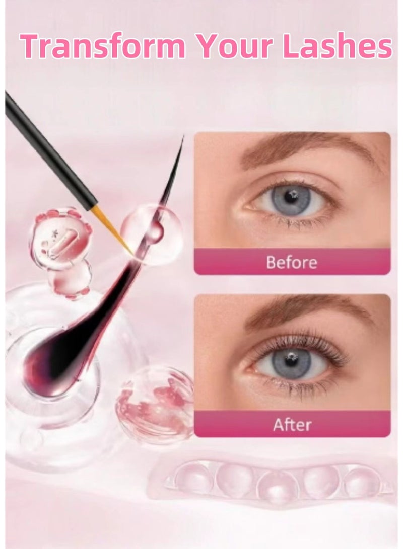 لاش من مايا Lash by Maya Serum، رموش أصلية رسمية من مايا لندن، مصل نمو الرموش، تعزيز الرموش، لم يتم الإساءة إلى القسوة على الحيوانات، 3 مل - Image 4