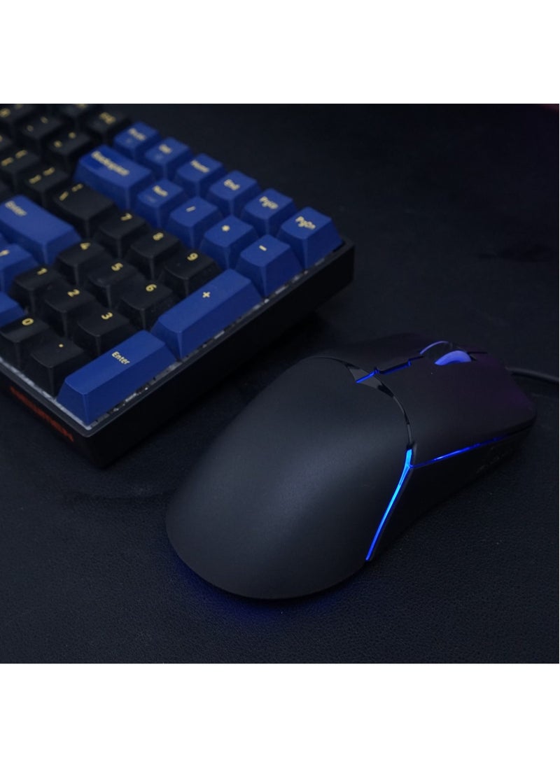 ZIDLI - M80 RGB Gaming Mouse - 8800 DPI - Superlight 69G (Black) - Image 1