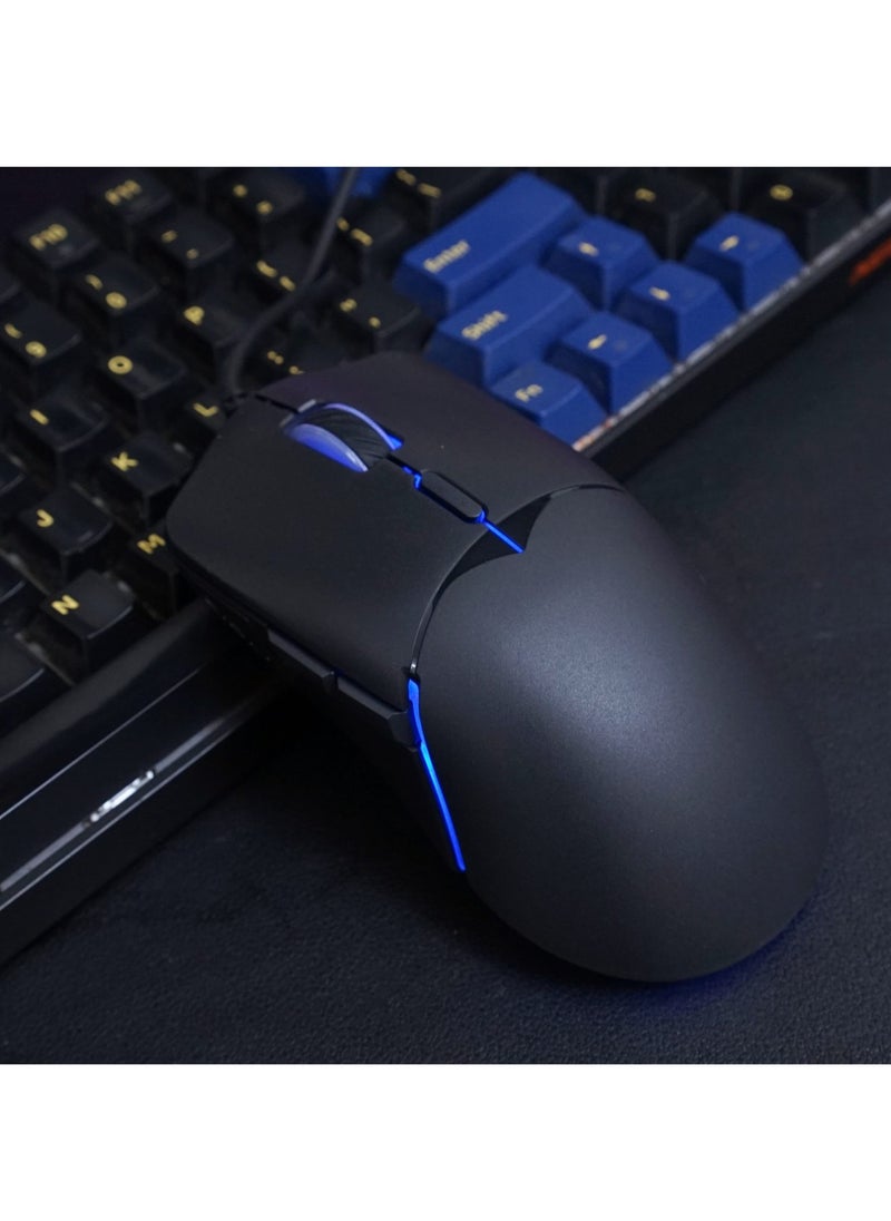 ZIDLI M80 RGB Gaming Mouse - 8800 DPI - Superlight 69G (Black)  - Image 4