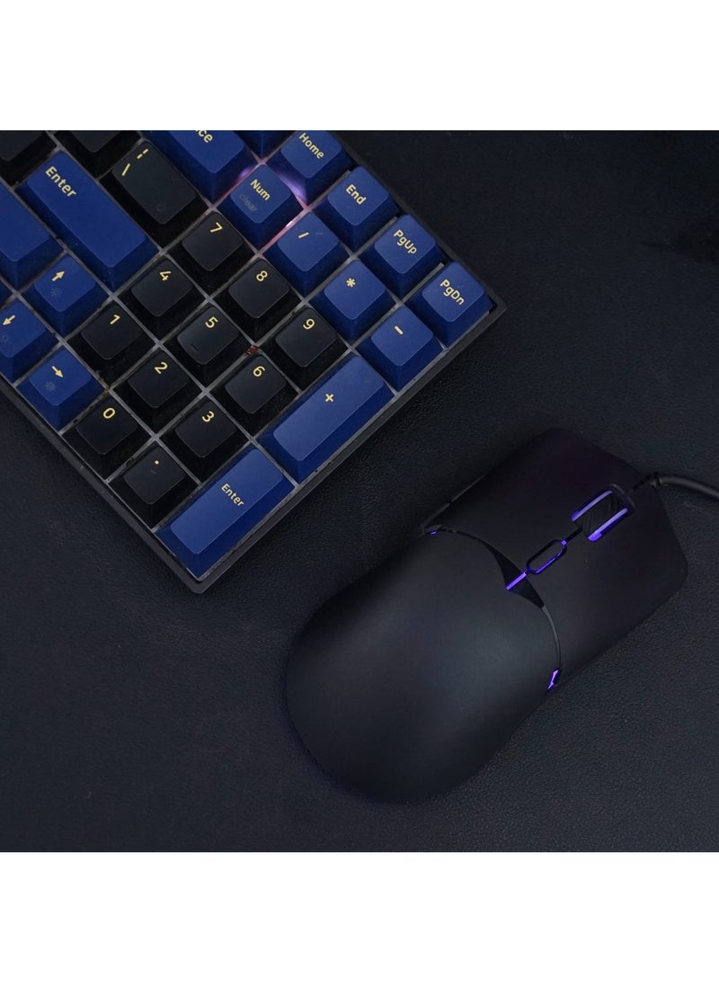 ZIDLI M80 RGB Gaming Mouse - 8800 DPI - Superlight 69G (Black)  - Image 5
