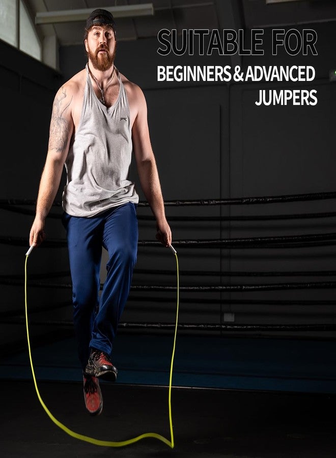 WILLGOO Hererope 6MM PVC Jump Rope for Men & Women Fitness, Speed, Tricks, Cardio Training, Boxing Jump Rope with Unbreakable Handles and Non-Kinking Skipping Rope, Adjustable Jumprope for Indoor Outdoor - Image 4