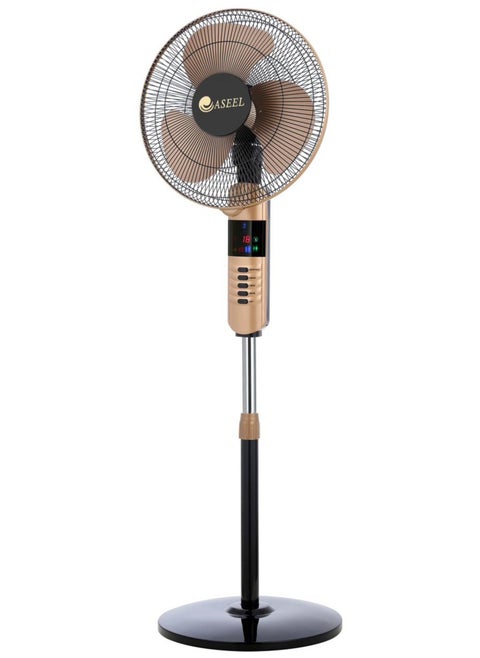 Remote control column fan