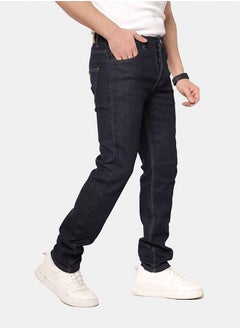 WHITE RABBIT Slim Fit Heather Dark Blue Jeans  - Image 4