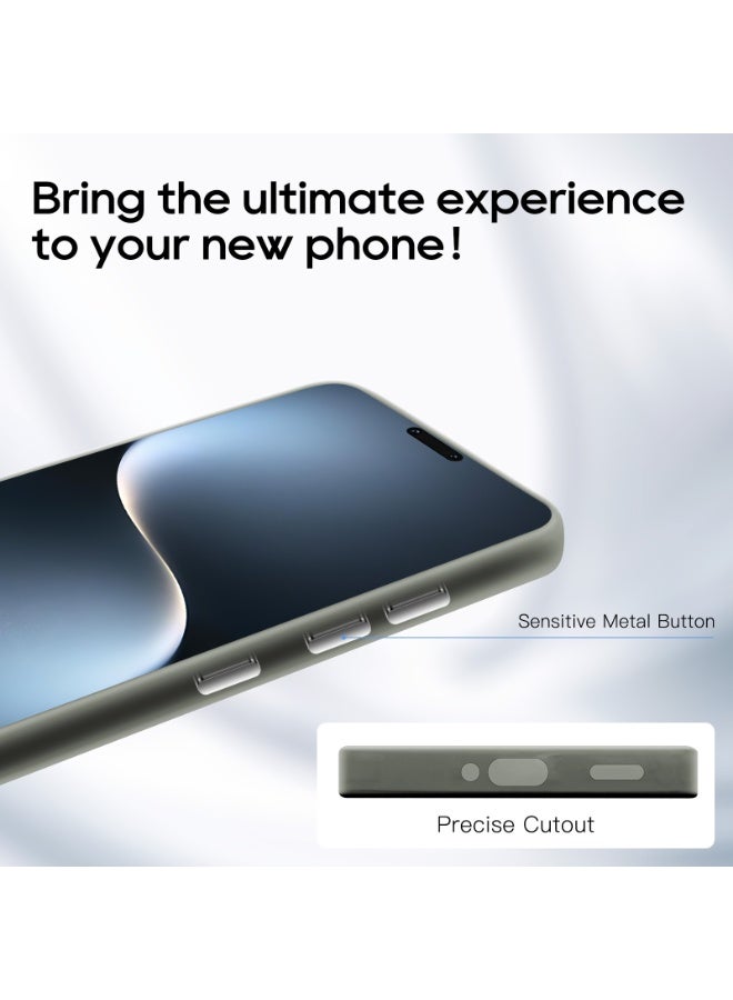 ليوشان رماديجراب هاتف هونر ماجيك 7 برو، جراب هاتف نحيف من مادة TPU، جراب واقٍ كامل مقاوم للصدمات بزاوية 360 درجة لهاتف هونر ماجيك 7 برو. - Image 5