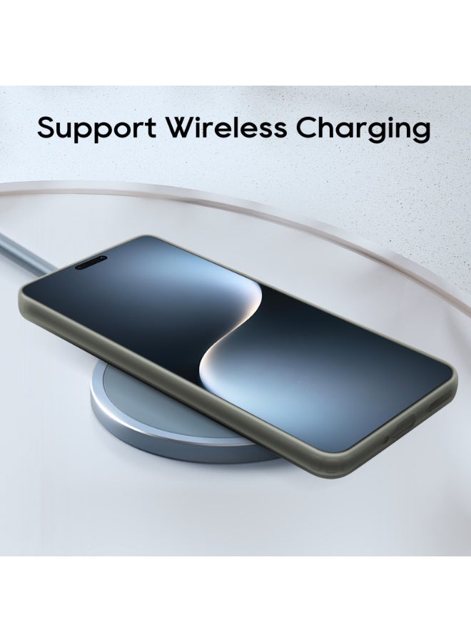 ليوشان رماديجراب هاتف هونر ماجيك 7 برو، جراب هاتف نحيف من مادة TPU، جراب واقٍ كامل مقاوم للصدمات بزاوية 360 درجة لهاتف هونر ماجيك 7 برو. - Image 4