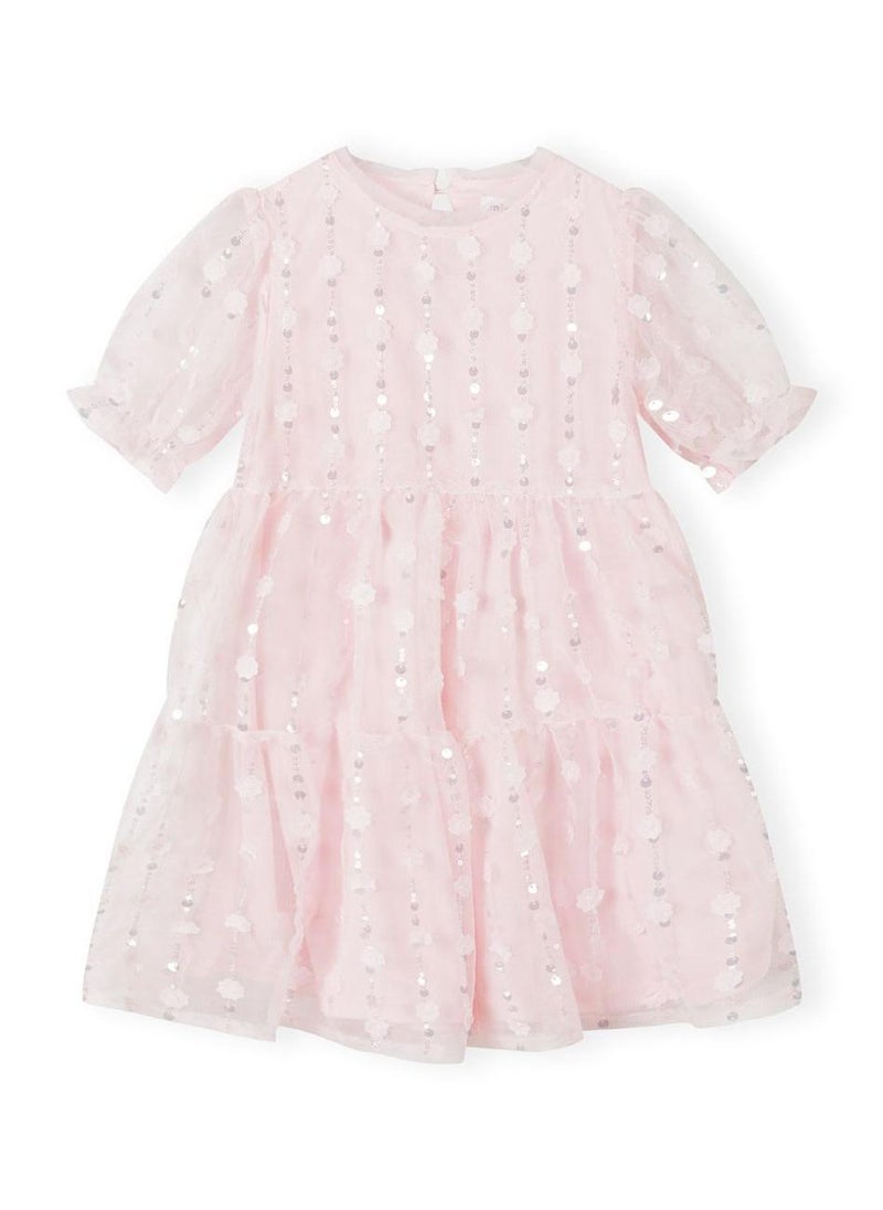 مينوتي فستان تول مزين بالترتر للبنات - Image 2