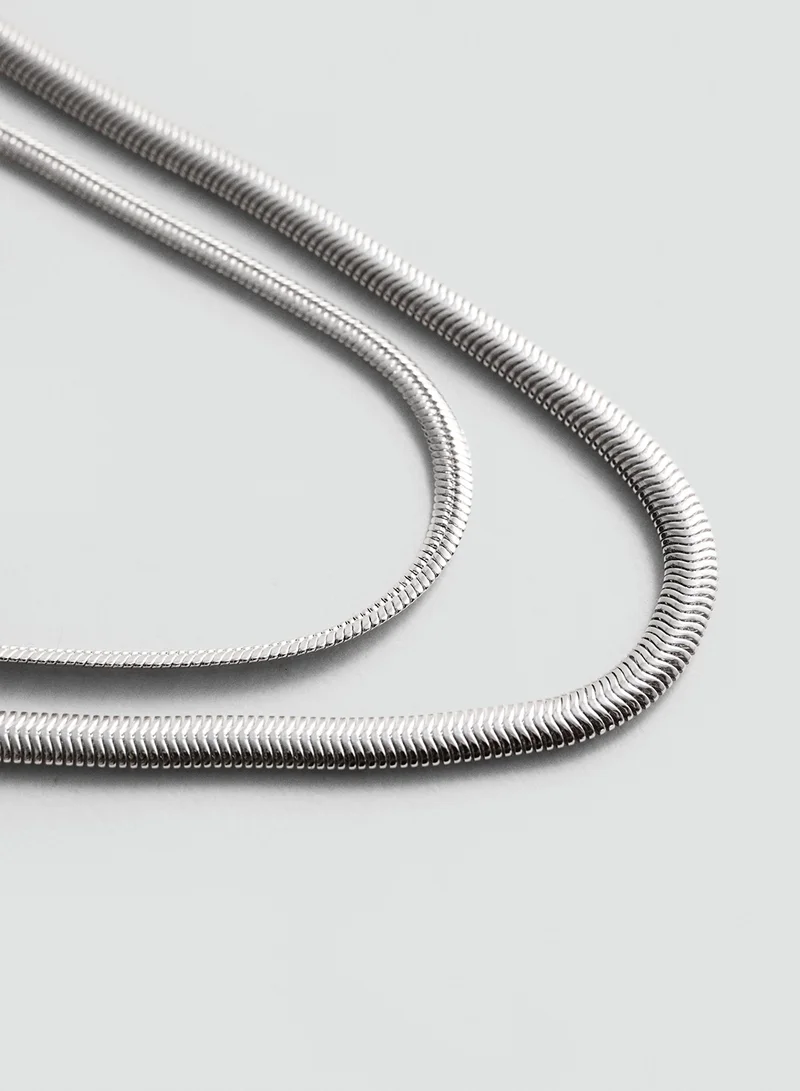 MANGO Slim Chain Necklace