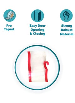 KidDough Baby Proofing Finger Pinch Door Guard For Kids- (Pack Of 3) | Slamming Door Protection For Child Safety |Door Crack Protector | Door Hinge Guard For Kids, Child, Babies. (Transparent)  - Image 5