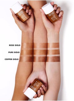 elf Bronzing Drops, Liquid Bronzer For Face & Skin, Creates A Sun-Glow, Infused With Vitamin E (Copper Gold)  - Image 3