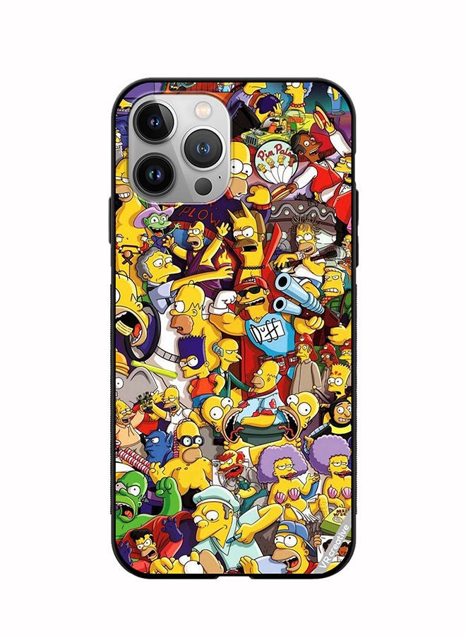 VR CREATIVE Protective Case Cover For Apple iPhone 11 Pro Max Simpsons Design Multicolour - Image 1