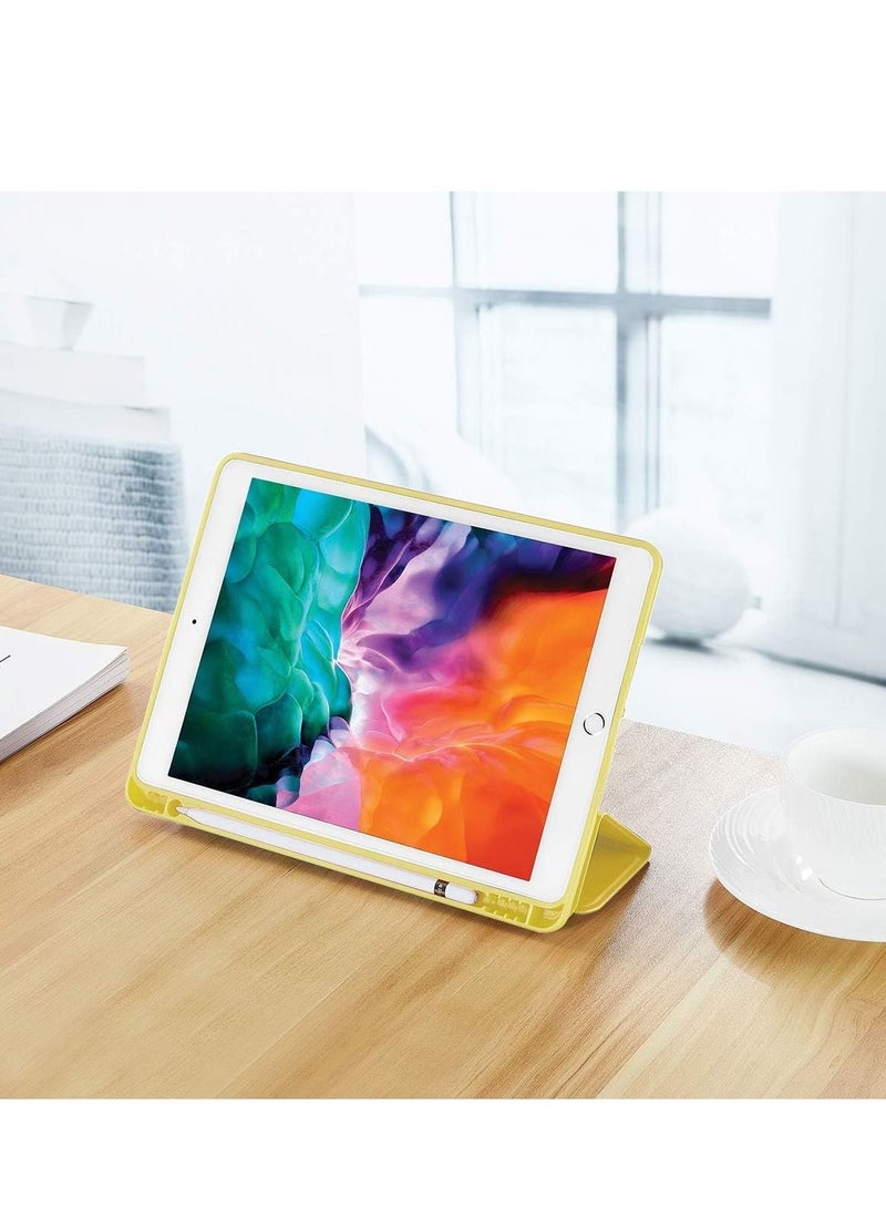 جينيكست جراب واقٍ رفيع وناعم من السيليكون بحامل ثلاثي الطي لهاتف Apple iPad 5th / 6th Generation 9.7 بوصة 2018/2017 - Image 3