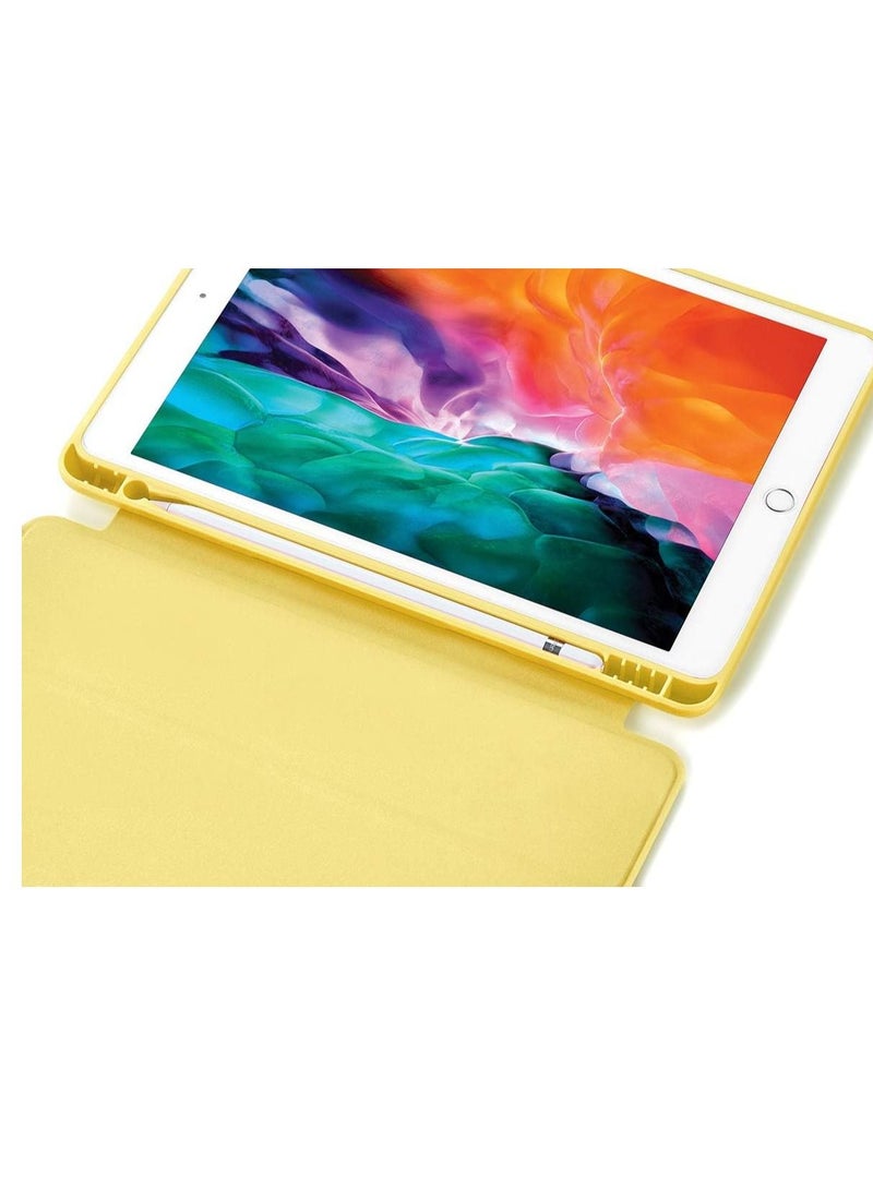 جينيكست جراب واقٍ رفيع وناعم من السيليكون بحامل ثلاثي الطي لهاتف Apple iPad 5th / 6th Generation 9.7 بوصة 2018/2017 - Image 2