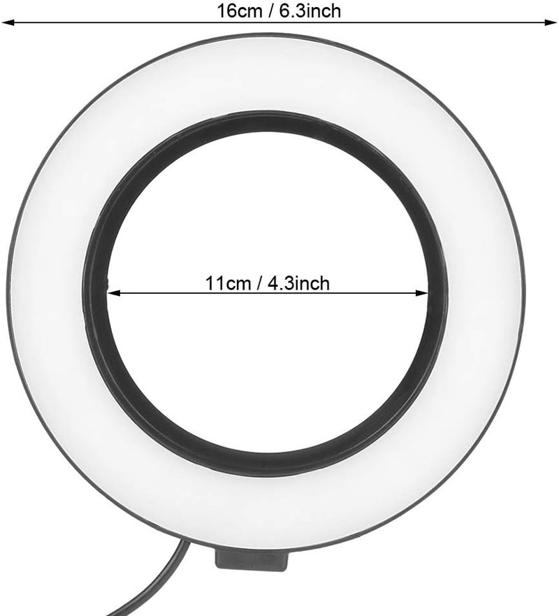 كلاراكو حلقة إضاءة LED - 72 قطعة LED 5 فولت 6 بوصة للتصوير الفوتوغرافي LED قابلة للتعتيم للفيديو المباشر في الاستوديو والكاميرا والصور الشخصية والفيديو - Image 5