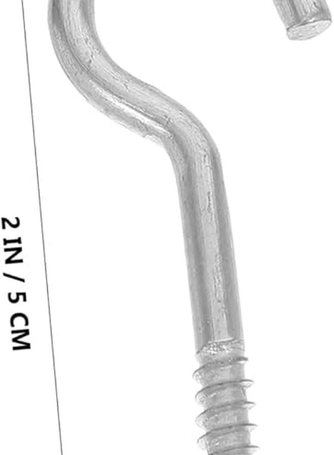 Stainless Steel Eye Bolt Screw Hooks 100pcs Heavy Duty for Hanging Utensils Plants Artwork - Image 3