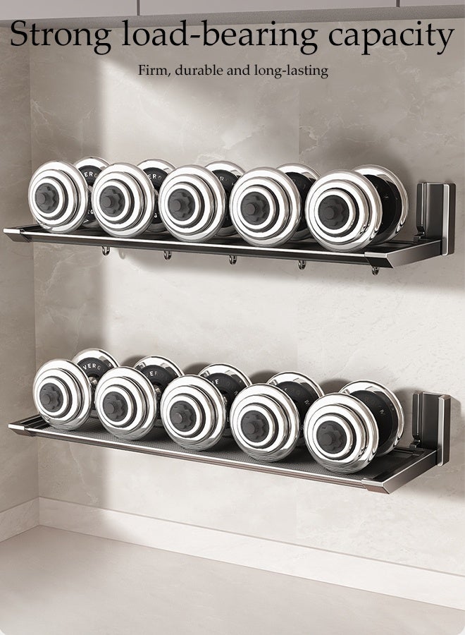 DUNISO Wall Mounted Suction Cup Kitchen Prep Station，Multi Functional Foldable Dish Rack，No Punching Required，Easy Installation,Waterproof And Rust Proof,Sturdy And Durable，Removable，Suitable For Kitchen, Living Room, Bedroom, Bathroom，39*18*8cm - Image 5