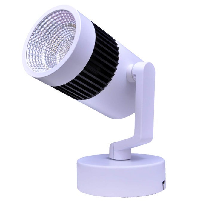 WHITE SPOT LIGHTS 16 WATT ALUMINIUM FOCUS LIGHT ADJUSTABLE HEAD FOCUS LIGHT FOR WALL SPOT LIGHTS FOR HOME CEILING SPOT LIGHT WHITE