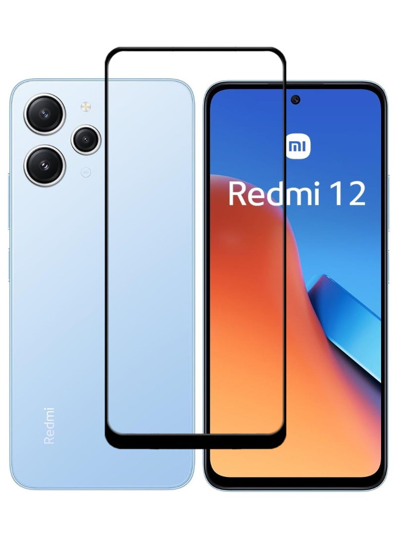 ACLIX Antistatic ESD Dustproof Premium Quality High Definition Tempered Glass Screen Protector Designed For Xiaomi Redmi 12 - Image 1