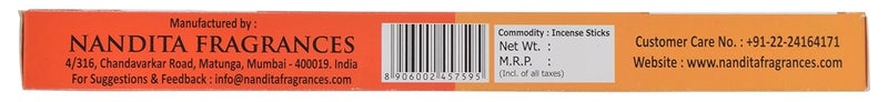 Nandita Nandita Bamboo Saffron Sandal Incense Sticks (25.4 cm, 50 Grams, Brown) - Image 2