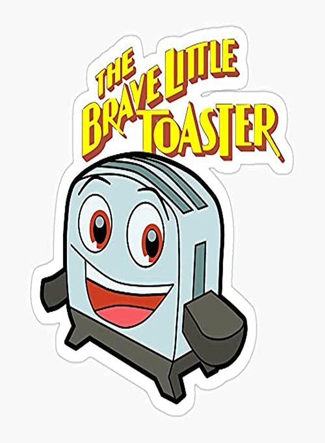 decal Pack of 2 3" Stickers - Kitchen Cartoon Little Breakfast Toaster The Kids Cute Brave Children Sticker Graphic - Die Cut Sticker, High Resolution Top Grade Vinyl - Image 2