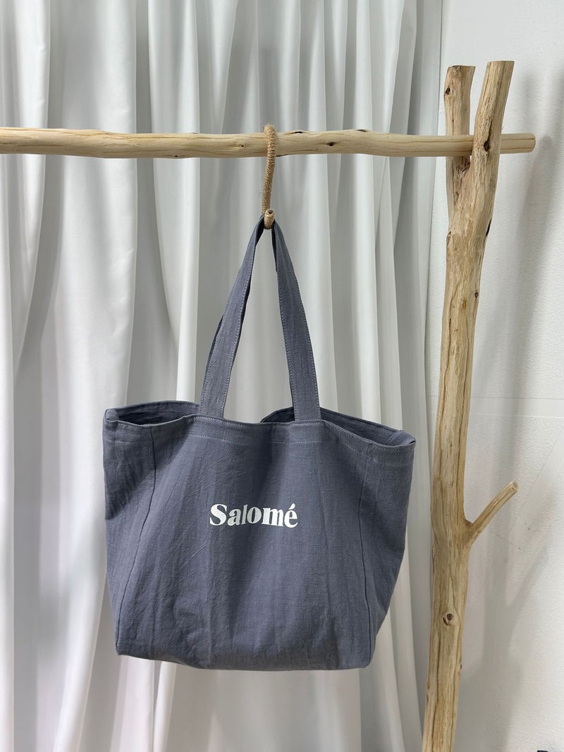 Japanese New Style Cotton Tote Bag, Large Capacity, Casual Canvas Shopper - Image 4