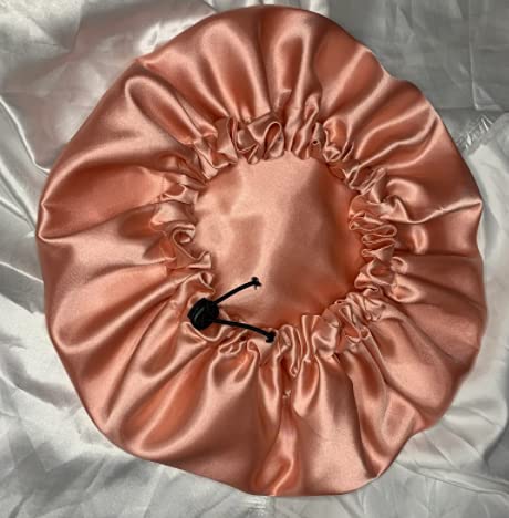 VIYANSHI Adjustable Satin Sleep Cap Hair Bonnet Double Layered Reversible for Women Protective Sleep Hairstyles capb - Image 2