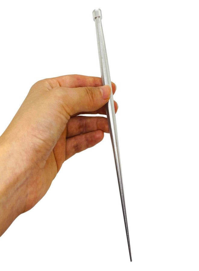 KaKUrI Bonsai Root Hook, 7.8" Professional Gentle Bonsai Root Pick Tool, Lightweight Japanese Aluminum, Silver, Made in Japan (47852) - Image 4