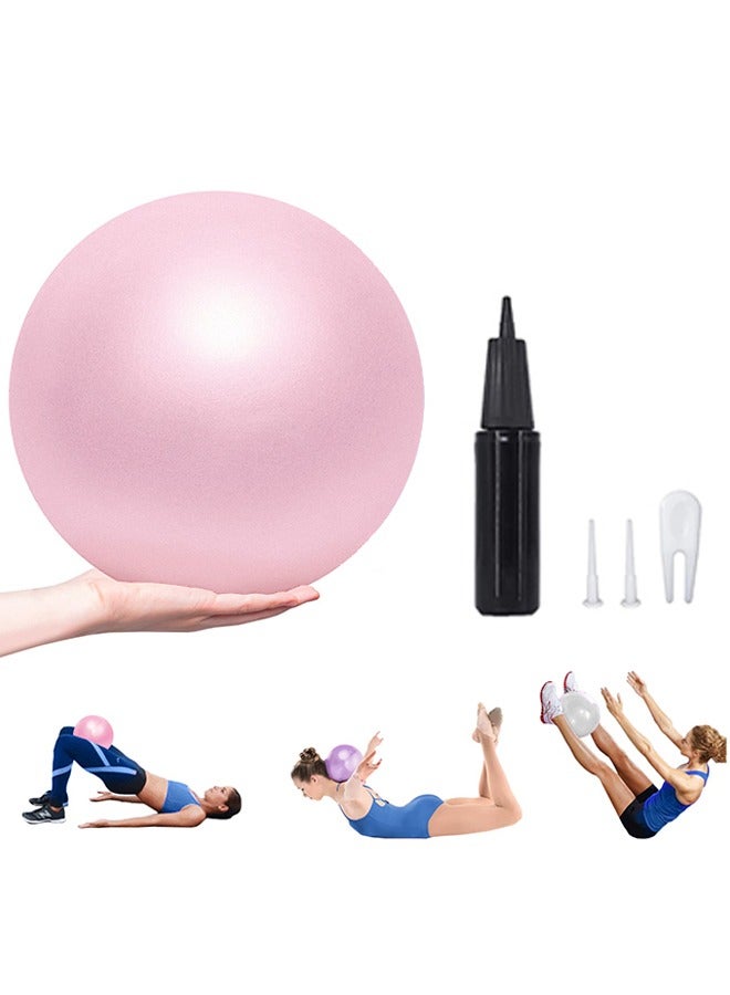 بوفان 3 قطع من كرات البيلاتس، كرة صغيرة 25 سم، كرة تمرين صغيرة للبيلاتس واليوغا وتدريب الجذع والعلاج الطبيعي والتوازن والاستقرار والتمدد - Image 1
