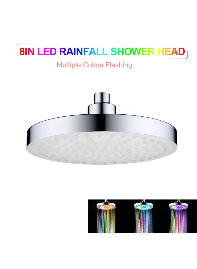 NIBEMINENT LED Rainfall Shower Silver 21.5centigram - Image 1