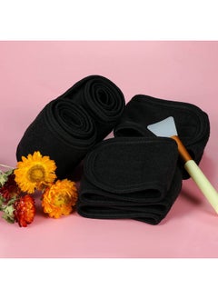 Facial Spa Headbands 4Pcs, Makeup Shower Bath Wrap Sport Headband Terry Cloth Stretch Towel With Magic Tape (Black) - pzsku/ZA53BD62F4E83EF67BA79Z/45/_/1724125773/76e7edf2-f5be-43f7-9e70-bc8afcdf76fb