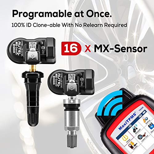 Autel TPMS Sensor MX-Sensor 315MHz+433MHz 2in1 TPS218 Tire Sensor Tire Pressure Monitoring System Sensor Program Universal Replace 98% of OE Sensor SAE Standard J1205/J120 (Rubber Valve Stem, 1pack) - Image 5