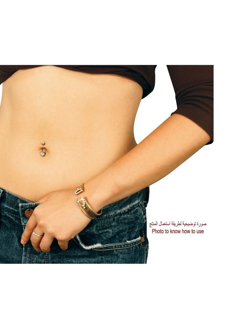 X8 BODY HARDWARE Stainless steel 316L black skull belly ring - Image 4