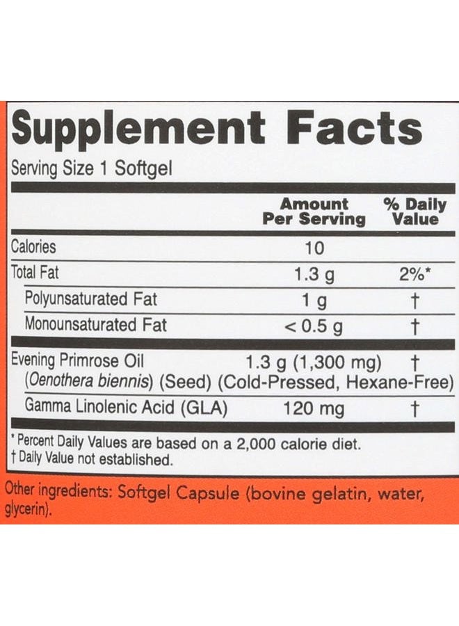 Now Foods, Evening Primrose Oil Super, 120 Softgels - Image 4