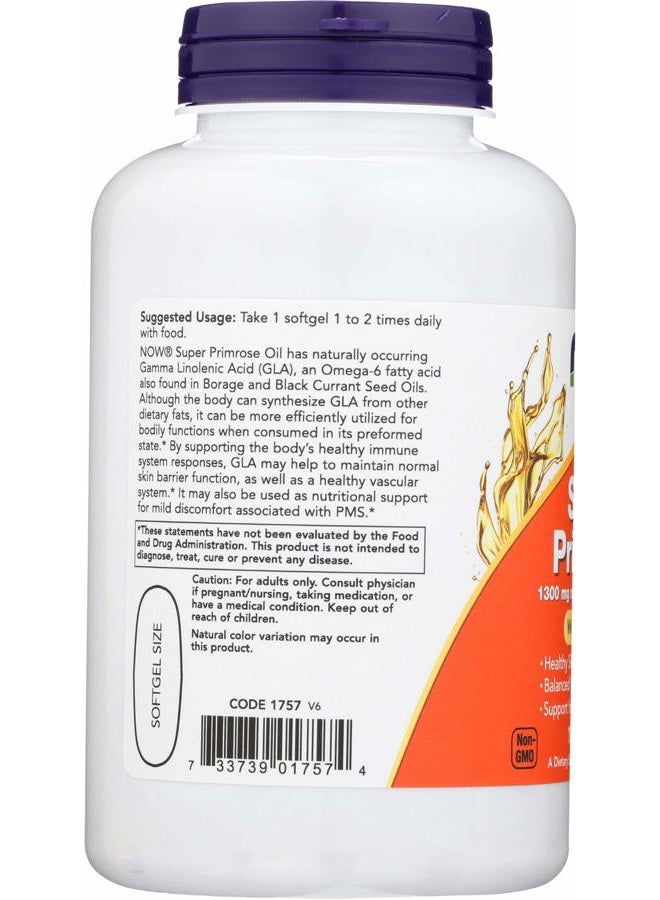 Now Foods, Evening Primrose Oil Super, 120 Softgels - Image 5