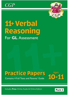 11+ GL Verbal Reasoning Practice Papers: Ages 10-11 - Pack 2 (with Parents' Guide & Online Ed)  - Image 1