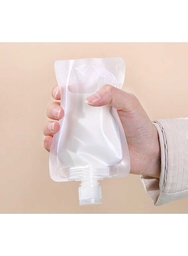 ٣ عبوات، سعة ١٠٠ مل – زجاجات توزيع للسفر | عبوات صغيرة محمولة لمستحضرات التجميل، اللوشن، غسول الجسم، الشامبو، وغسول الوجه – أدوات أساسية للاستخدام مرة واحدة أثناء السفر والرحلات العملية. - Image 2