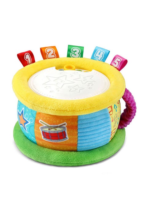 Learn and Groove Thumpin’ Numbers Drum, Multicolor, Count 1-10, 3 Music Styles, 12 Children Melodies