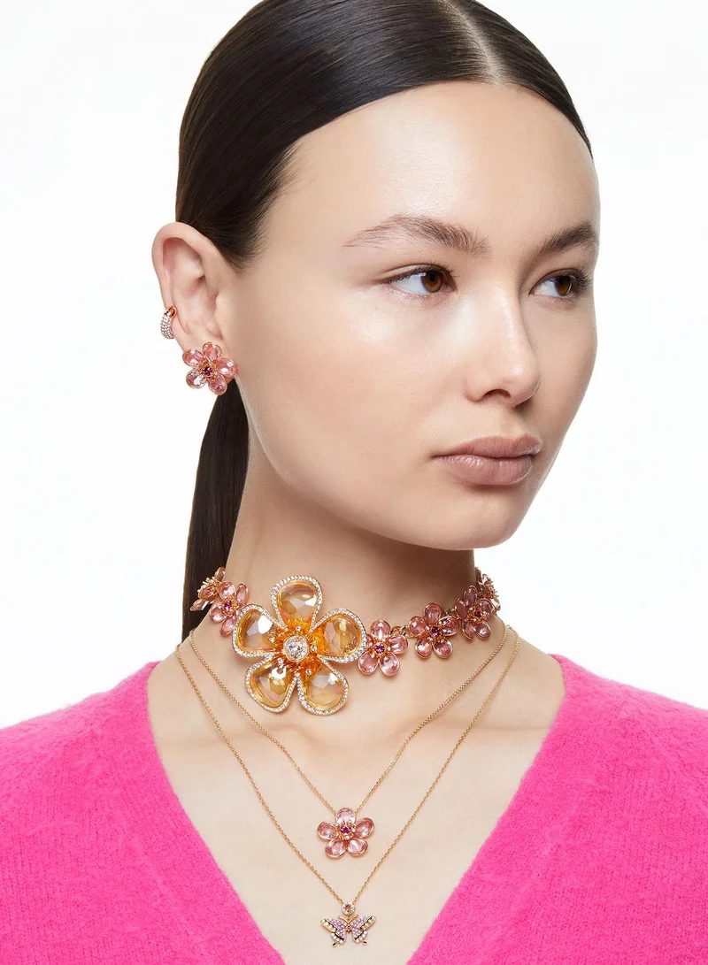 SWAROVSKI Florere Gold-Tone Plated Stud Earrings