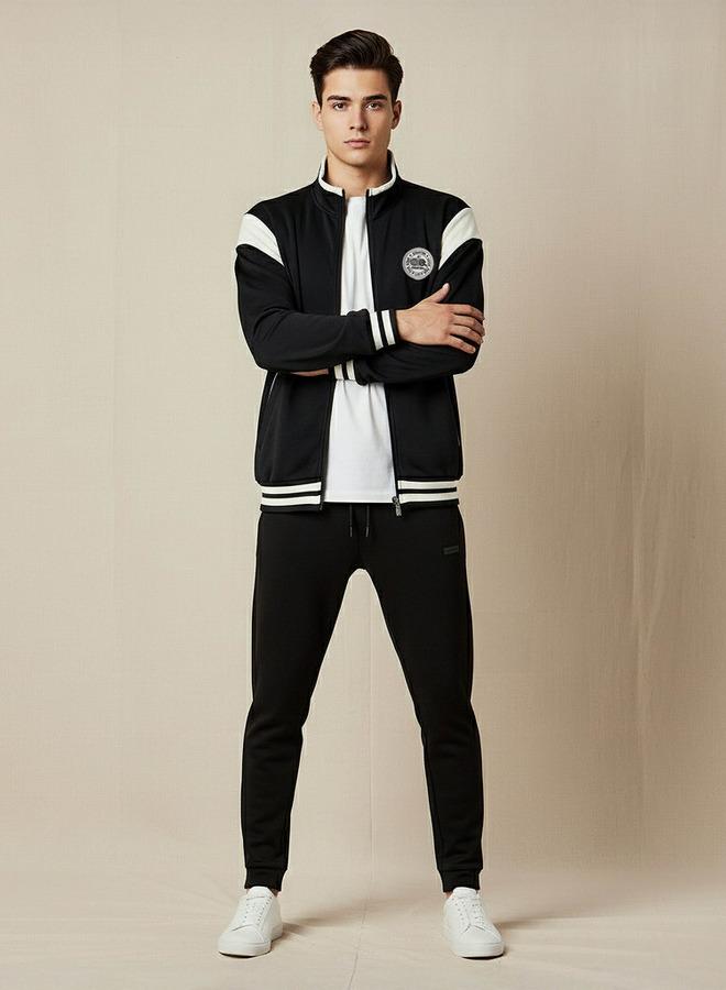 Starter Men Regular Fit Colourblock Varsity Jacket - Image 2