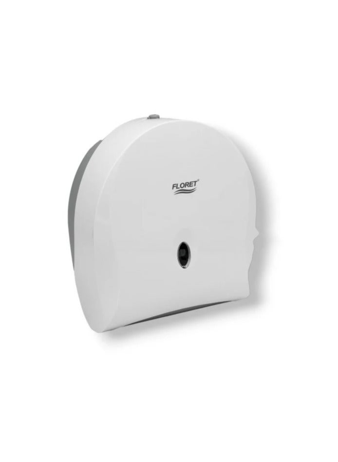 Floret Paper Towel Dispensers Wall Mount Commercial Toilet Tissue Dispensers Paper Towel Holder C-Fold/Multifold Paper Towel Dispenser for Bathroom Kitchen(White) - Image 1
