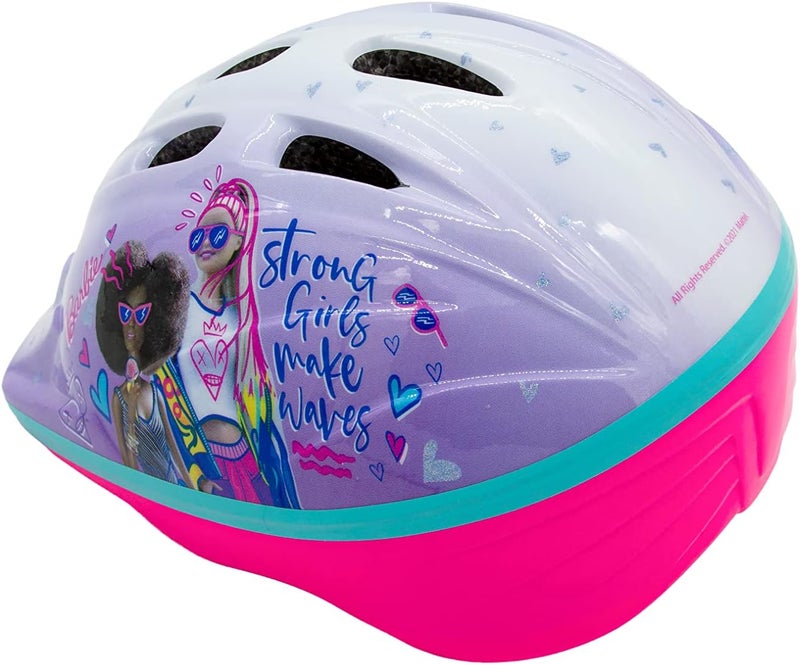 سبارتان خوذة دراجة أطفال باربي – خفيفة الوزن لحماية الأطفال - Image 2